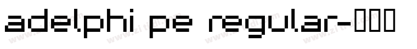adelphi pe regular字体转换